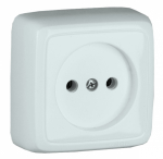 Розетка HEGEL 1-мест. в сборе с корпусом без З/К откр. уст-ки16А 220-250В IP20 белый Розетка HEGEL 1-мест. в сборе с корпусом без З/К откр. уст-ки16А 220-250В IP20 белый