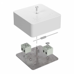 Коробка огнестойкая для кабель-канала 40-0450-FR1.5-4-П Е15-Е120 с термопредохранителем 75х75х30 Промрукав