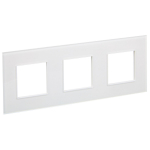 Рамка 3гн стекло белый арктический SK-F23W SKANDY IEK (1/10/100)