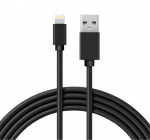 USB кабель для iPhone 5/6/7 моделей шнур 1м черный REXANT (1/10/500)