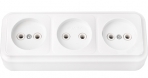 Розетка 3гн без З/К о/у белый 16А IP20 Пралеска Беларусь (1/56) Розетка 3гн без З/К о/у белый 16А IP20 Пралеска Беларусь (1/56)