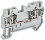 Клемма пружинная КПИ 2в-4 41А серая IEK (40/480)