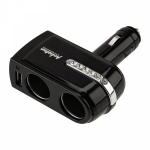 Разветвитель автоприкуривателя  2гн 1хUSB (5V 1 000mA)  REXANT (5/5/200)