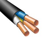 Кабель силовой ВВГп-нг(А)-LS ок (N/PE) 3х6 -0,66 ГОСТ ККЗ (100)