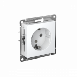 Розетка 1гн с З/К с/у белый механизм 16А AtlasDesign Systeme Electric (1/20)