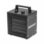 Пушка тепловая электрическая, квадратная, PTC, 2кВт черный REXANT