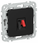 FLITE Роз. аудио РА-1-ФлЧ чер. IEK