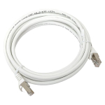 Патч-корд TERACOM CS Cat.6A экранированный S/FTP оболочка LSZH белый (3,0м) Патч-корд TERACOM CS Cat.6A экранированный S/FTP оболочка LSZH белый (3,0м)