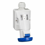 Розетка силовая (CEE) панельная фланцевая 2Р 100x80 220-230 В (50+60 ГЦ) СИНЯЯ 6ч пластик IP67 Schneider Electric Розетка силовая (CEE) панельная фланцевая 2Р 100x80 220-230 В (50+60 ГЦ) СИНЯЯ 6ч пластик IP67 Schneider Electric