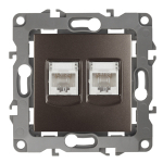 Розетка 2гн комп+комп RJ45+RJ45 с/у бронза механизм кат.5е 12-3108-13 Эра12 ЭРА (10/100/2500) Розетка 2гн комп+комп RJ45+RJ45 с/у бронза механизм кат.5е 12-3108-13 Эра12 ЭРА (10/100/2500)