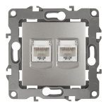 Розетка 2гн комп+комп RJ45+RJ45 с/у перламутр механизм кат.5е 12-3108-15 Эра12 ЭРА (10/100/2500) Розетка 2гн комп+комп RJ45+RJ45 с/у перламутр механизм кат.5е 12-3108-15 Эра12 ЭРА (10/100/2500)