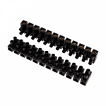 Клеммная колодка винтовая 206мм 12x2 10-35мм² 80А 400В полиэтилен черный REXANT Клеммная колодка винтовая 206мм 12x2 10-35мм² 80А 400В полиэтилен черный REXANT