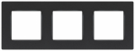 Рамка для розеток и выключателей ЭРА Серия 12 12-5203-12 на 3 поста, Классик, графит Рамка для розеток и выключателей ЭРА Серия 12 12-5203-12 на 3 поста, Классик, графит
