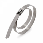 Хомут кабельный (стяжка) 1600ммx12ммx0.38мм металл серый Fortisflex