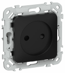 FLITE Роз. без з/к с з/ш 10А РСш01-0-ФлЧ чер. IEK