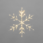 Светодиодная подвесная фигура Снежинка на металлическом каркасе, цвет теплый белый NEON-NIGHT Светодиодная подвесная фигура Снежинка на металлическом каркасе, цвет теплый белый NEON-NIGHT