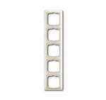 Рамка 5-пост. цвет белый chalet-white (шале-белый) глянцевый, пластик горизонт. и вертик., IP20 basic55 ABB Рамка 5-пост. цвет белый chalet-white (шале-белый) глянцевый, пластик горизонт. и вертик., IP20 basic55 ABB