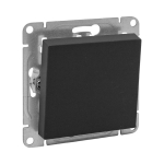 Выключатель 1кл с/у чёрный механизм Эпика EKF (1/10/120)