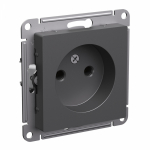 Розетка 1гн без З/К с/у базальт механизм 16А AtlasDesign Systeme Electric (1/20)