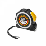 Рулетка Selbstfixierung, 5м x 25мм, магнитный двуxсторонний зацеп, нейлон, двуxсторонняя шкала, автоматическая фиксация KRANZ