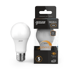 Лампа светодиод 11Вт груша А60 Е27 3000К 960Лм диммируемая Gauss Black (1/10/50) Лампа светодиод 11Вт груша А60 Е27 3000К 960Лм диммируемая Gauss Black (1/10/50)