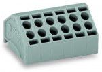 Клемма печатной платы 2 уровня, 6 соединителей, 320В 10А 4кВ сечение1.500мм² олово крепл. проводника, соединение с пружинным зажимом IP20 Wago