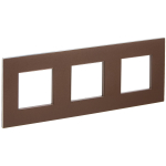 Рамка 3гн металл шоколад SK-F33Br SKANDY IEK (1/10/100)