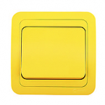 Makel Mimoza N желт. выключатель 1кл прох. с заж Makel Mimoza N желт. выключатель 1кл прох. с заж