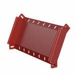 Угол д/листового кабель.лотка 45° вертикально ниспадающий (внешний) без соединит. разъема сталь ПРОМРУКАВ