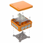 Коробка огнестойкая для о/п двухкомпонентная 60-0303-FR6.0-4 Е15-Е120 100х100х40 Промрукав