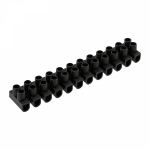 Клеммная колодка 90.3мм 12x2 1.5-4мм² 3А 400В полиэтилен черный REXANT