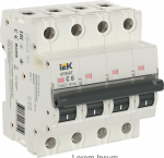 Авт.выкл. 4Р 6А 10кА C M10N ARMAT IEK (1/3/30) Авт.выкл. 4Р 6А 10кА C M10N ARMAT IEK (1/3/30)