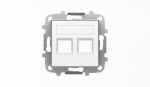 Центр. плата для подкл. ср-в связи и выч. техники с/у rj45/rj12 металл белый IP20 ABB Sky Центр. плата для подкл. ср-в связи и выч. техники с/у rj45/rj12 металл белый IP20 ABB Sky