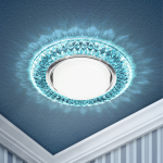 Светильник декор со светодиод подсветкой 15Вт GX53 4000К голубой с белой подсветкой IP20 DK LD23 BL1/WH ЭРА (1/50) Светильник декор со светодиод подсветкой 15Вт GX53 4000К голубой с белой подсветкой IP20 DK LD23 BL1/WH ЭРА (1/50)