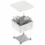 Коробка огнестойкая разветвительная для о/п двухкомпонентная 60-0300-FR6.0-4-4-Р Е15-Е60 RAL9003 100х100х50 (14 шт/уп) Промрукав