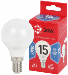 Лампа светодиодная ЭРА RED LINE LED P45-15W-865-E14 R 15Вт шар холодный дневной свет E14 Лампа светодиодная ЭРА RED LINE LED P45-15W-865-E14 R 15Вт шар холодный дневной свет E14
