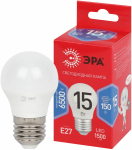 Лампа светодиодная ЭРА RED LINE LED P45-15W-865-E27 R 15Вт шар холодный дневной свет E27