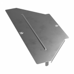 Крышка переходника симметричного Стандарт INOX (AISI 304) 600х300 Промрукав Крышка переходника симметричного Стандарт INOX (AISI 304) 600х300 Промрукав