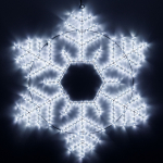 Фигура ARD-SNOWFLAKE-M10-1000x900-576LED White (230V, 35W) (Ardecoled, IP65)