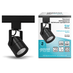 Светильник трековый Gauss Track Light LED цилиндр 5W 400lm 4000K 220V IP20 55*135мм черный 60º LED 1/50