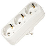 Разветвитель 3гн с 3/К белый линейный IP20 Makel (1/20/80)