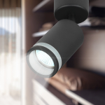 Светильник настенно-потолочный спот ЭРА OL23 BK MR16/GU10, черный Светильник настенно-потолочный спот ЭРА OL23 BK MR16/GU10, черный