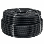 Труба гофрированная d20мм FRHF черная с зондом безгалогенная EKF (100) Труба гофрированная d20мм FRHF черная с зондом безгалогенная EKF (100)