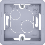 Коробка для накладного монтажа 1гн о/у алюминий матовый INSPIRIA Legrand (1/5)