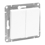 Выключатель 2кл промеж с/у белый механизм Эпика EKF (1/10/120)