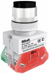 Кнопка ABLFP d=22мм 220В черная ВК-22 DEKraft Systeme Electric