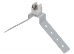 Держатель КЛИК на угловой конёк, гор. цинк