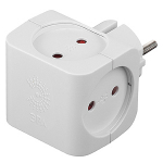 Четверник 4гн без З/К белый 16А SP-4-W ЭРА (1/10/60)