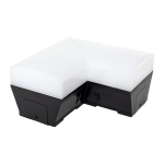 Фигурный коннектор для светодиодных линейных светильников ДБО-L черный 8Вт 6500К IP20 LUMA EKF