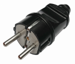 Вилка прямая с З/К черная 16А 4240 IN HOME (1/30/300) Вилка прямая с З/К черная 16А 4240 IN HOME (1/30/300)